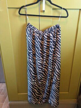 Zebra-print skirt